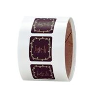 Rounded Square Roll Label