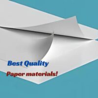 Cream Laid Textured Label