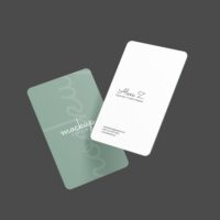 Business Card #Potrait_Rounded_004